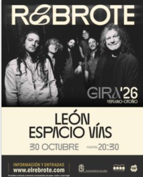 Rebrote en concierto en Espacio Vías, León