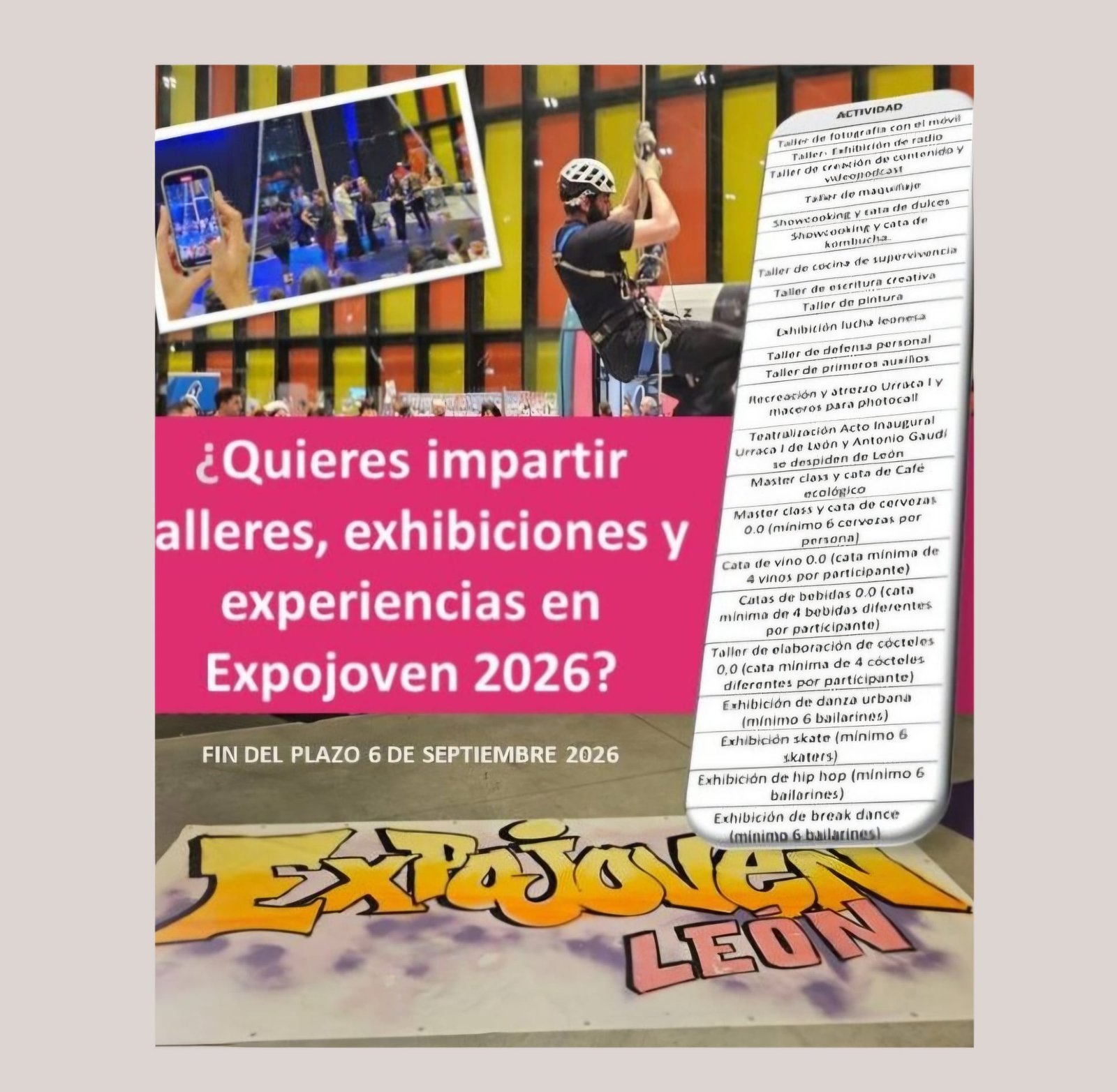 Expojoven celebra su 36ª edición en el Palacio de Exposiciones