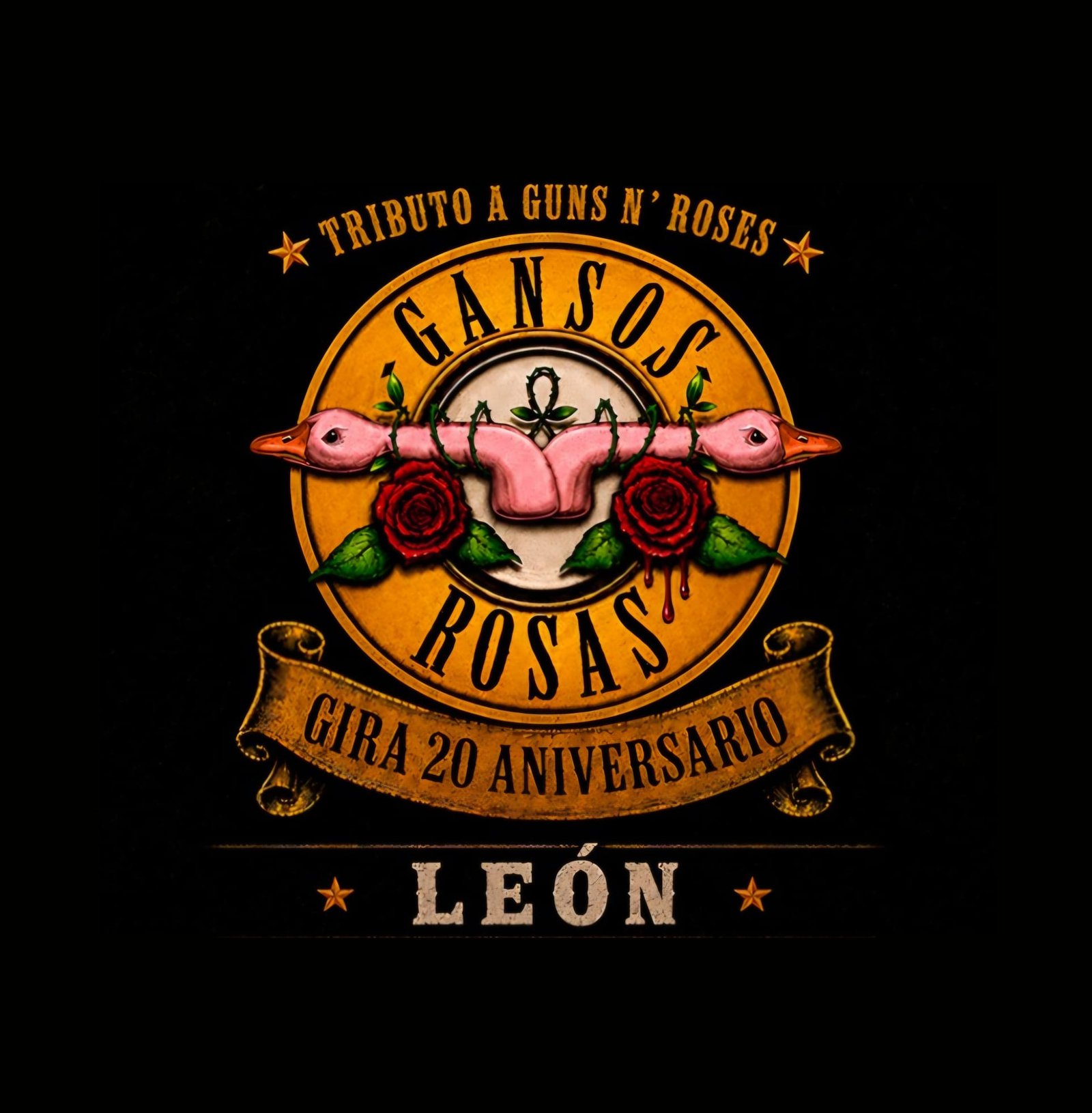 Gansos & Rosas en concierto en Espacio Vías, León