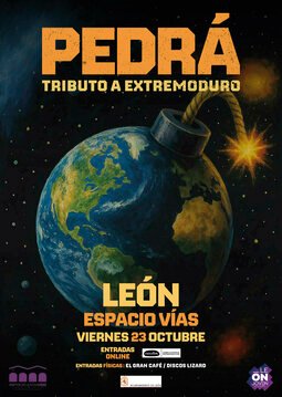 Pedrá en concierto en Espacio Vías, León